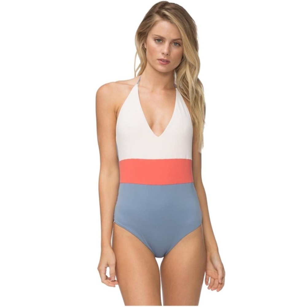 Tavik Color Block Chase One-piece Reversible Swimsuit Bathing Suit